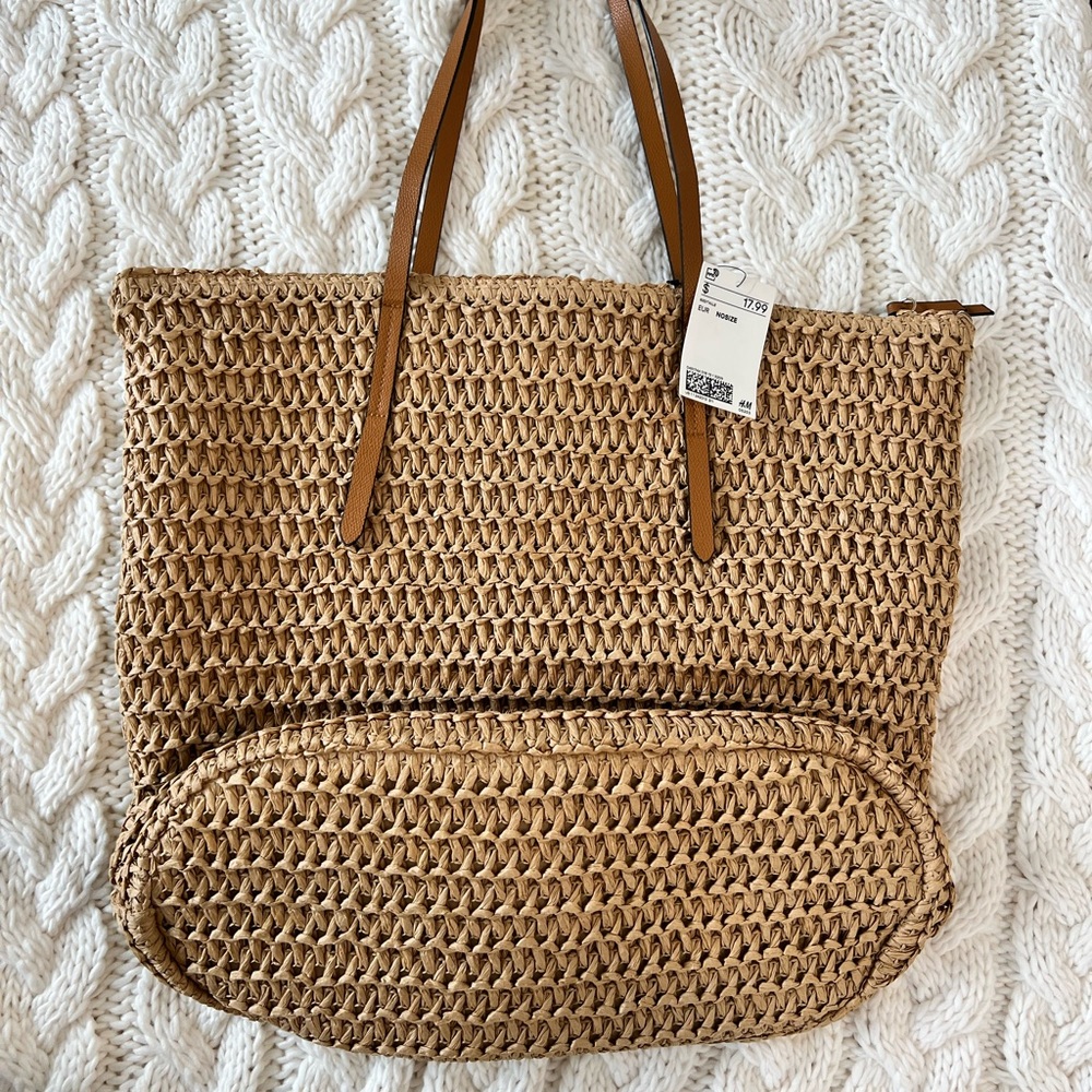 H&M Straw Shopper Bag